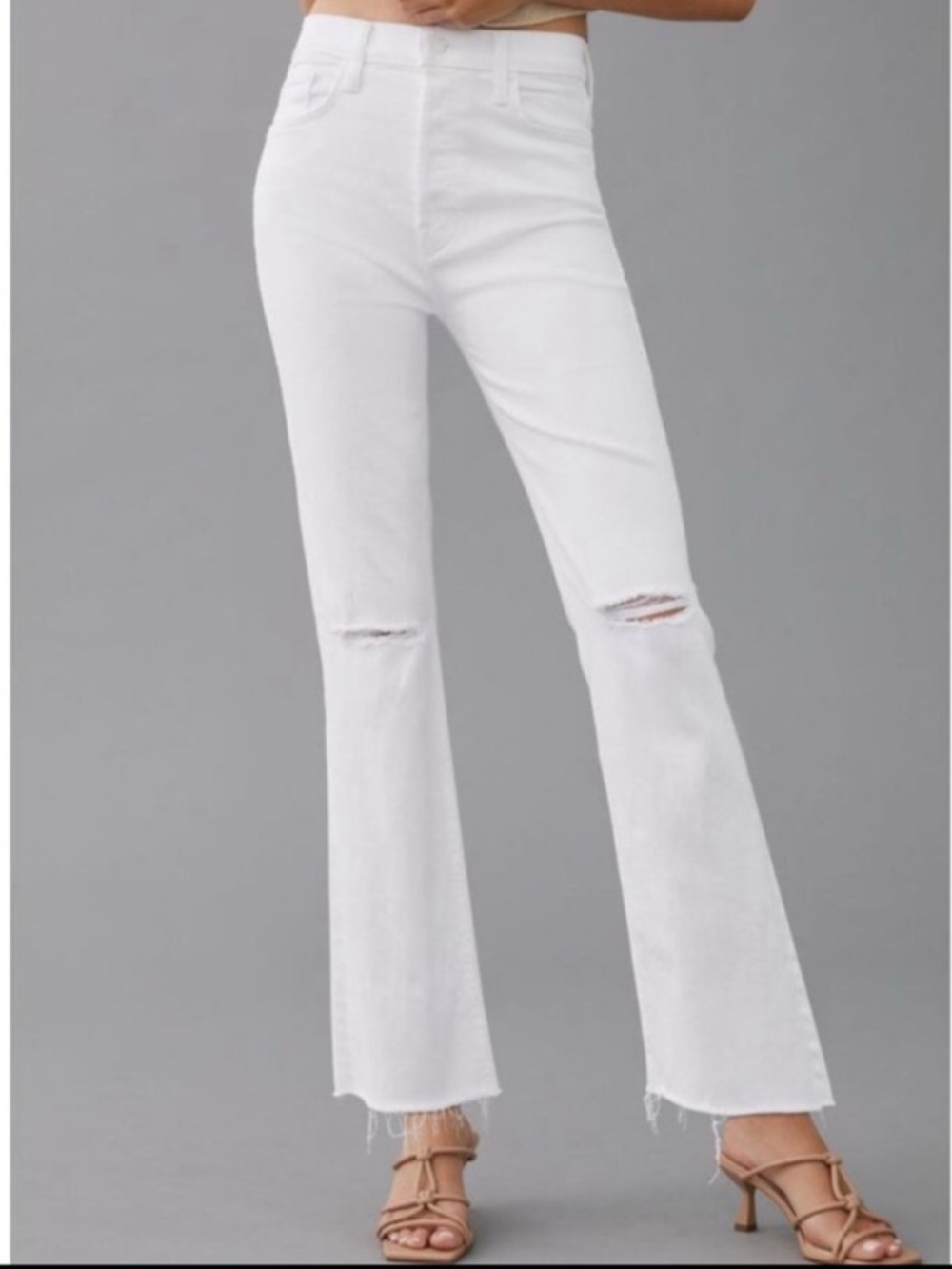 NWOT MOTHER The Tripper Ankle Fray Jeans